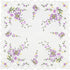 34 Inch Simhomsen Small Spring Butterfly and Floral Tablecloths Toppers, Tablecovers for End Table, Tea Table, Coffee
