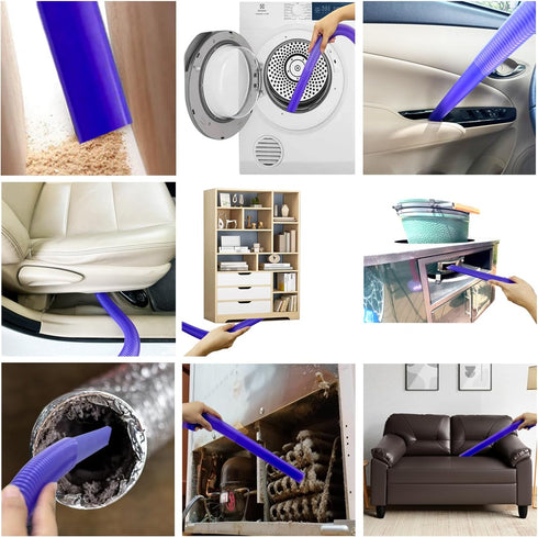 Dyson V7 V8 V10 V11 V15 Vacuum Accessories & Attachment - Traceless Dust Brush, Dryer Vent Cleaner Kit, Flexible