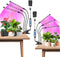 Garpsen Led Grow Light, 2PCS 3 Heads Full Spectrum Clip Plant Light