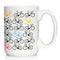 Bicycle Coffee Mug - Unique Road Biking Decor and Gifts for Cyclists - Large 15oz White Ceramic Mug