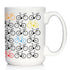 Bicycle Coffee Mug - Unique Road Biking Decor and Gifts for Cyclists - Large 15oz White Ceramic Mug