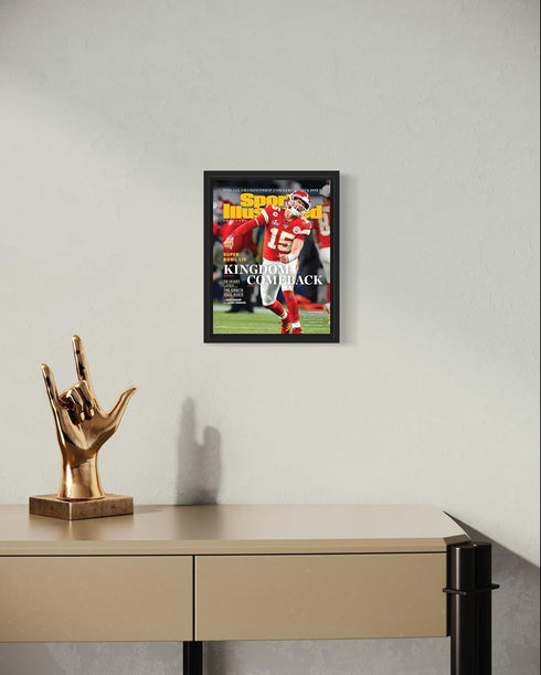 Solid Wood Picture Frame for Sports Illustrated Magazine, Shadow Box Display Frame, Fits Any Magazine Sized 8"x10.5"