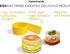 EggXactRing Adjustable Silicone Egg Ring, Food Ring for Baking, Molding, Presenting, Yellow