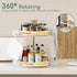 NATURE'S SOURCE 2 Tier Lazy Susan Organizer, 9'' Rotating Spice Rack, Lazy Susan Turntable for Cabinet, Kitchen, Pantry, Table Top, Spining Makeup Organizer for Bathroom Vanity, Skincare Organizers