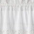 Laura Ashley Home Annabella Pole Top Valance, White, 86x15in, 222802