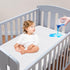 Moonsea Crib Mattress Protector, Waterproof Crib Mattress Pad Cover, Smooth Top Mattress
