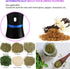 Spacenight 2pcs 1.7oz Electric Herb Grinder COMPACT for Flower Buds, USB-Rechargeable, Glass Herb Chamber - Ideal