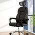BESPORTBLE Adjustable Office Chair Headrest Attachment, Black Mesh Nylon Frame Universal Head Support Cushion