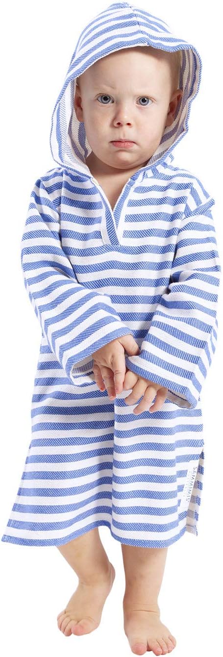 SAMMIMIS Hooded Towels for Kids - Ultra-Soft Turkish Cotton Poncho, Lightweight Wearable