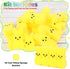 Lettry 64pcs Easter Decorations, Cute Sponge Bunnies Vase Filler, Spring Indoor Decor for Tiered Tray and Table