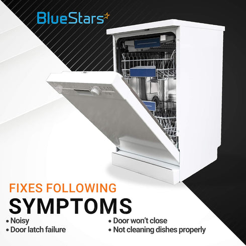 BlueStars Ultra Durable 8268743 Dishwasher Upper Rack Wheel - Compatible with Whirlpool Kenmore KitchenAid - PACK OF 4
