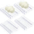 CHENGU Plastic Bar Soap Holder Soap Saver Tray Bar Dish Self Draining Dishes