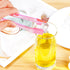 10 Pcs Plastic Buffet Serving Tongs, Clear Pink Mini Kitchen Tongs for Food, Ice, Salad, Barbecue, 6.3 Inches