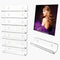 WEIMAISI Clear Vinyl Record Shelf Wall Mount 8 Pack 7 Inch, Acrylic Vinyl