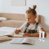 2 Minute Toothbrush Sand Timer for Kids - Set of 2 Small Hourglass in Blue and Pink Smiley