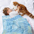 PerStudio Personalized Baby Blanket for Boys Custom Name Blankets Throws for Girls Customized Christmas Birthday Gifts