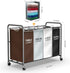 ROMOON 4 Section Laundry Sorter with Wheels, Rolling Hamper, Large Capacity Removable Bags