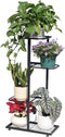 Phyluckny Plant Stand Indoor Outdoor, Corner Metal Plant Stands, Heavy Duty Tall Planter