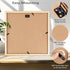 Golden State Art 12x12 Black Frame - Use as 8x8 Picture Frame with White Mat or 12x12 without Mat