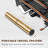 VOMELON Handheld,2-Speed 2 Rechargeable Electric Milk Frother Travel Frother with Tube Case, Milk Foamer Coffee Frother