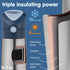 17 oz 15 b.box Insulated Water Bottle - Kids Water Bottle Stainless Steel w/Free Flow Silicone Straw, Keeps Drinks Cold