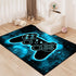 Gaming Video Game Area Rugs for Boys and Teens, Modern Cool Tech Style Gamepad Pattern Carpet for Home Decor
