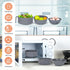 Microwave Ramen Cooker with Chopsticks and Spoon, Ideal for Office College Dorm Room, Dishwasher-Safe, BPA-Free (Gray)