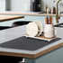 Super Absorbent Dish Drying Mat – Coffee Mat for Countertops – Non-Slip Drying Mat for Kitchen Counter – Easy to Clean Water Absorbent Mat (CLASSIC GREY 16X12)