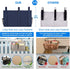 Surblue Bedside Caddy Hanging Organizer Bag with 8 Pockets for Bunk, Hospital Beds, College Dorm Rooms (Large, Blue)