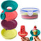 Silicone Popsicle Holders, 2-in-1 Mess Free Ice Cream Cone Holders for Kids,