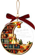 2025, 2025 Bookshelf Ornament, Book Ornaments for Christmas Tree Unique Book Christmas Ornaments Gifts for Boys, Girls