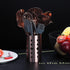 Copper Kitchen Utensils Set, 13 Pieces Stainless Steel Cooking Tools with Titanium Rose Gold Plating and Holder