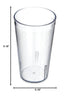 Carlisle FoodService Products Stackable Tumbler, 12 Ounces, Clear, Plastic, Pack of 24