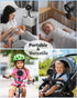 17H 5 360Rotate AMACOOL Baby Stroller Fan, Rechargeable Portable Clip on Fan, Cooling with Speeds, LED Display