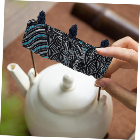 Teapot Handle Gloves, Pan Lid Holder, Anti-Scalding Cover, Tea Kettle Handle Mitts, Oven Refrigerator Handle Pad