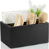 Wooden Utensil Holder, Silverware Caddy, Black Picnic Cutlery Holder, Plastic Silverware Caddy for Party, Camping,