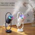 Portable Mini Humidifier, 200ml Small Cool Mist Humidifier with Night Light, USB Personal Desktop Humidifier