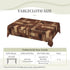 ZYPHORIEL 54 72 Inch Coffee Theme Rectangle Tablecloths Latte Coffee Table Cloths Dacorative Kitchen Dining Tablecloth