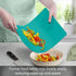 Cut N' Funnel Multi-Color Flexible Plastic Cutting Board Mats, 4 Pack, BPA Free, 11.5” x 15”