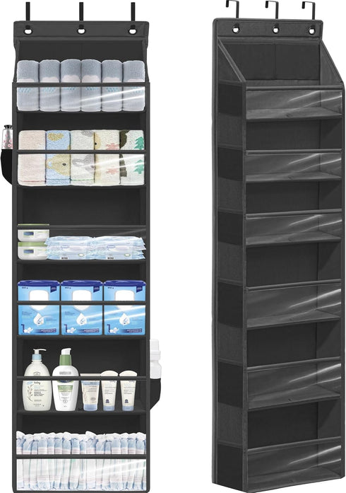 STORAGEIDEAS Over Door Organizer with 6 Extra Large Pockets 12 Side Pockets, Sturdy