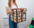 Minecraft Crafting Table 13-Inch Storage Bin Chest with Lid, Foldable Fabric Basket Container, Home Decor Essentials