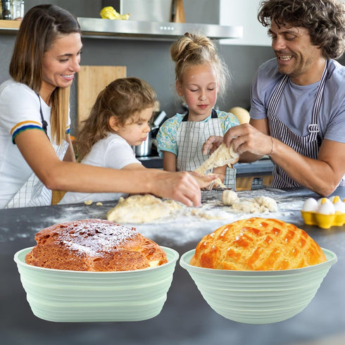 Silicone Banneton Bread Proofing Basket Oval | Sourdough Starter Kit for Homemade Essentials