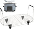 BYKITCHEN Roast and Steamer Rack, Compatible with Ninja Foodi Possible Cooker Pro 8.5 Quart Accessories