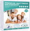 Twin Waterproof Mattress Protector, Zippered Encasement Cover Fits 9-12" Deep, Soft Terry Top Fabric