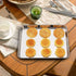 Wildone Baking Sheet Set with Silicone Mats, 4 Pieces (2 Sheets + 2 Mats), 12 x 10 x 1 Inch, Non-Toxic