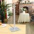 13 Inch Silver Crystal Standing Paper Towel Roll Holder, Square Base Standing Paper Towel Stand with Sparkly Crystal
