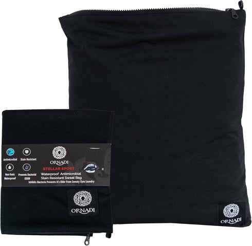 Waterproof Sweaty Clothes Bag Antimicrobial Wet Dry Pouch Inhibits Bacteria & Smelly