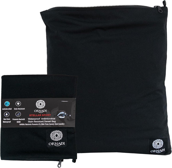 Waterproof Sweaty Clothes Bag Antimicrobial Wet Dry Pouch Inhibits Bacteria & Smelly
