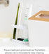 YAMAZAKI home Toothbrush and Toothpaste Holder - White, One Size for Bathroom Countertop