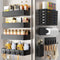 Magnetic Spice Rack for Refrigerator,8 Pack Magnetic Shelf,Fridge Magnet Organizer with Paper
